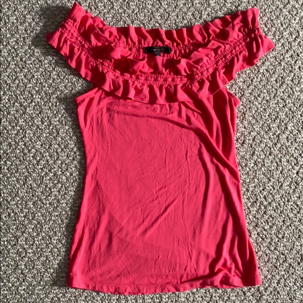 BCBG MaxAzria Ruffle Top XS - Picture 2 of 6